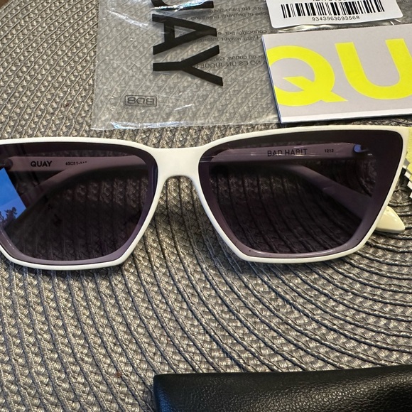 Quay Australia Bad Habit Bone Sunglasses